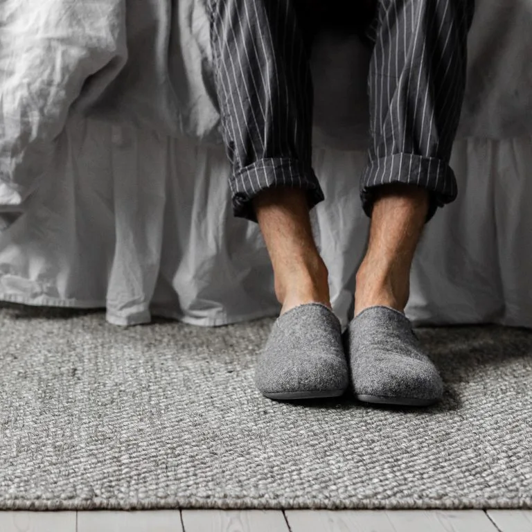 Scandi Living Flock Vloerkleed Natuurgrijs 7 Scandi Living Flock Vloerkleed Natuurgrijs - Afbeelding 5