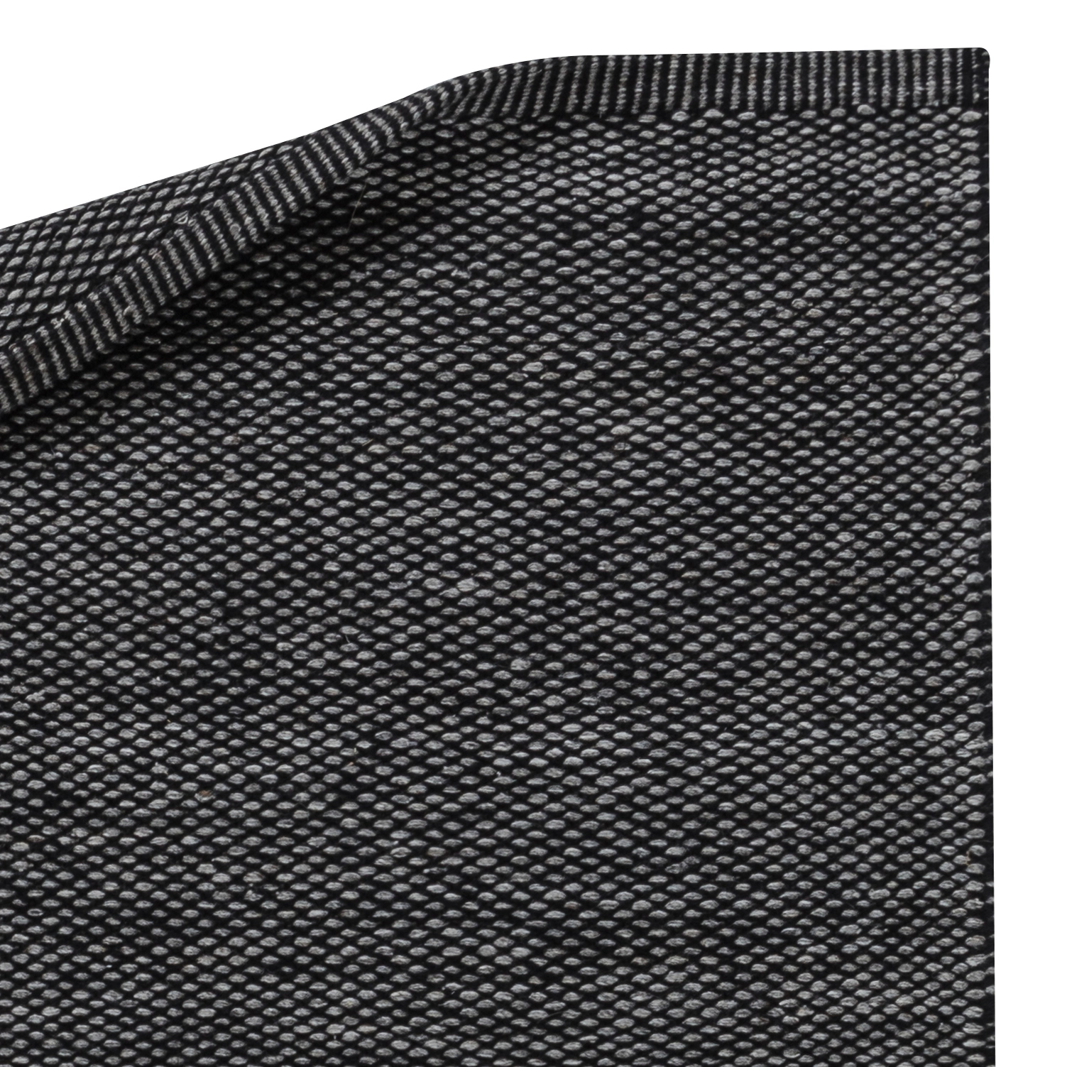 Scandi Living Lea Wollen Vloerkleed Zwart 8 Scandi Living Lea Wollen Vloerkleed Zwart - Afbeelding 6