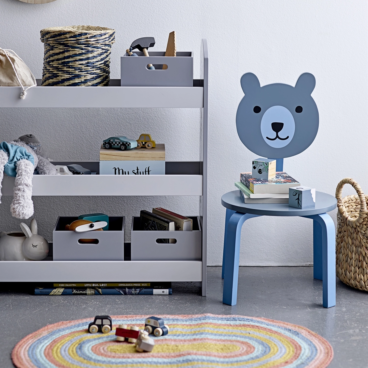 Bloomingville Vloerkleed Regenboog Jute 5 Bloomingville Vloerkleed Regenboog Jute - Afbeelding 3