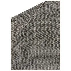 Scandi Living Pebble Wollen Vloerkleed Zwart