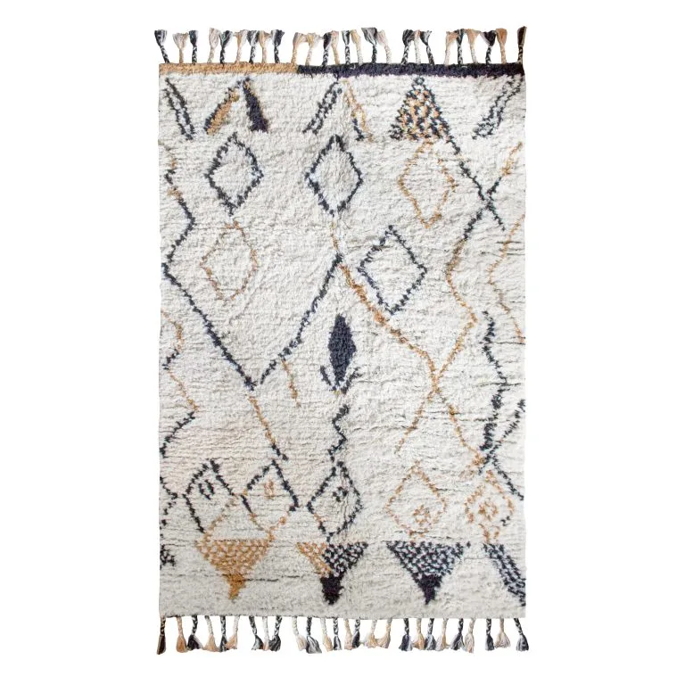 Layered Modern Oriental Saffron Rya Vloerkleed 3 Layered Modern Oriental Saffron Rya Vloerkleed