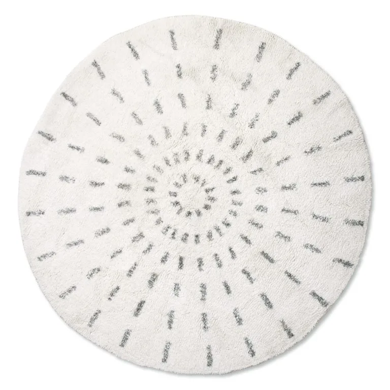 HK Living Swirl Badkamermat Ø120 Cm 3 HK Living Swirl Badkamermat Ø120 Cm