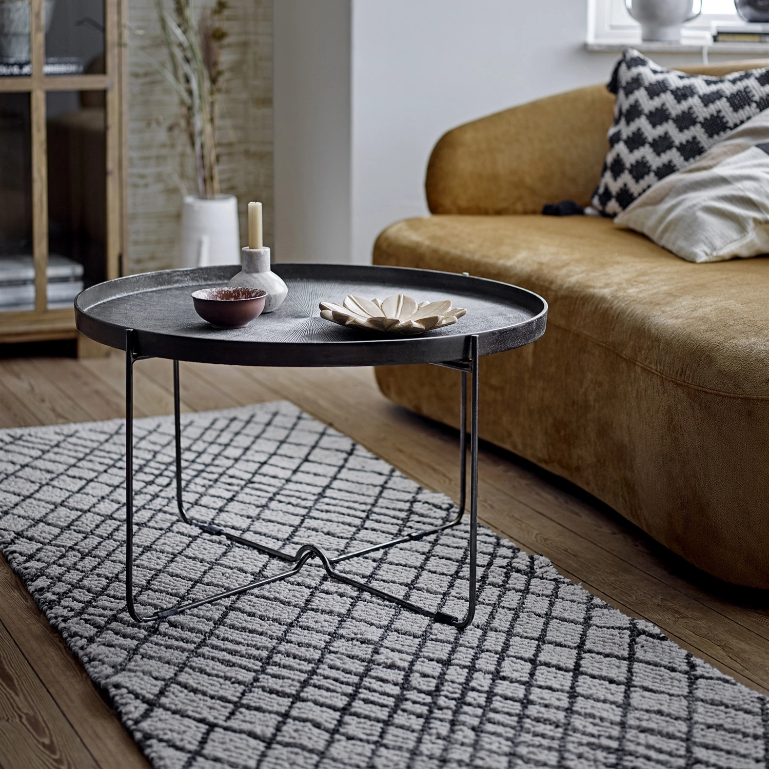 Bloomingville Kaya Wollen Vloerkleed 80x250 Cm 5 Bloomingville Kaya Wollen Vloerkleed 80x250 Cm - Afbeelding 3