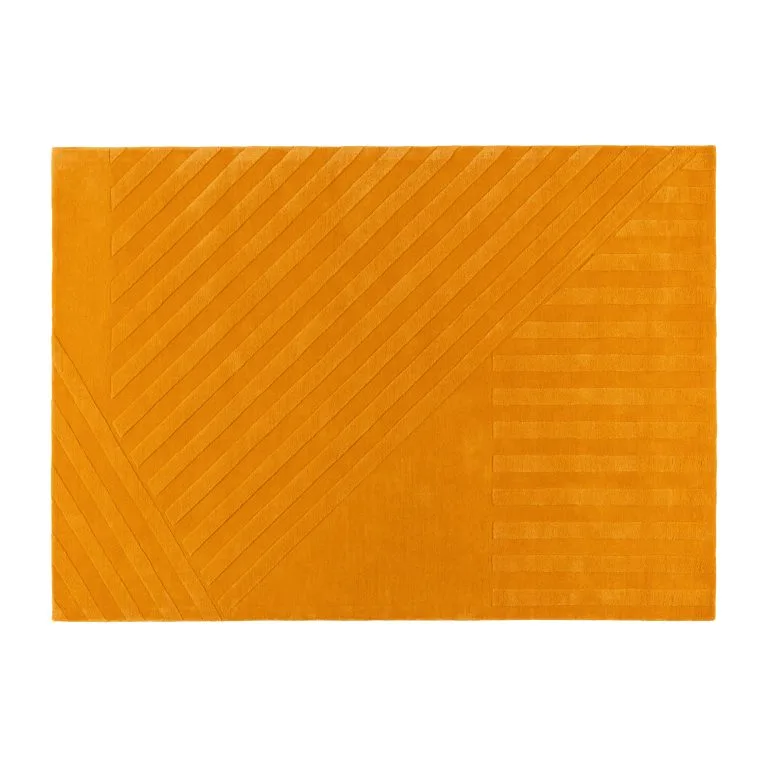 NJRD Levels Wollen Vloerkleed Stripes Geel 3 NJRD Levels Wollen Vloerkleed Stripes Geel