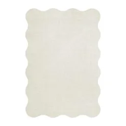 Layered Scallop Wollen Vloerkleed 250x350 Cm