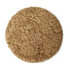 Vloerkleden winkel 40 HK Living Fluffy Vloerkleed Rond