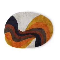 HK Living Retro Swirl Badmat 90x120 Cm