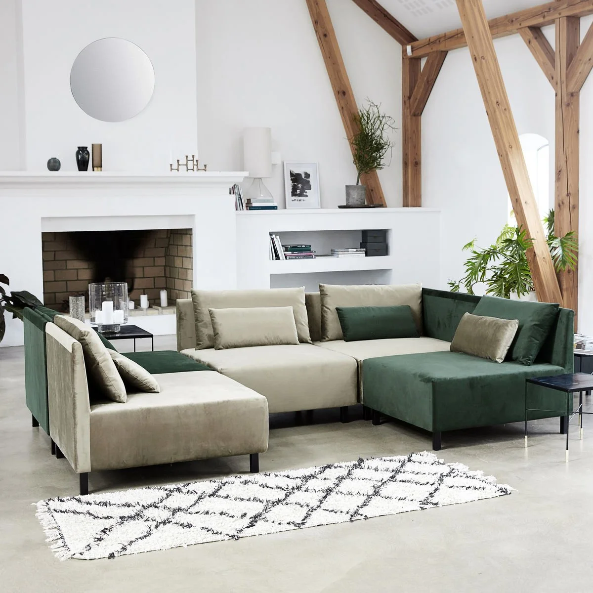 House Doctor Riba Vloerkleed 4 House Doctor Riba Vloerkleed - Afbeelding 2