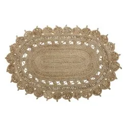 Bloomingville Jute Vloerkleed Ovaal